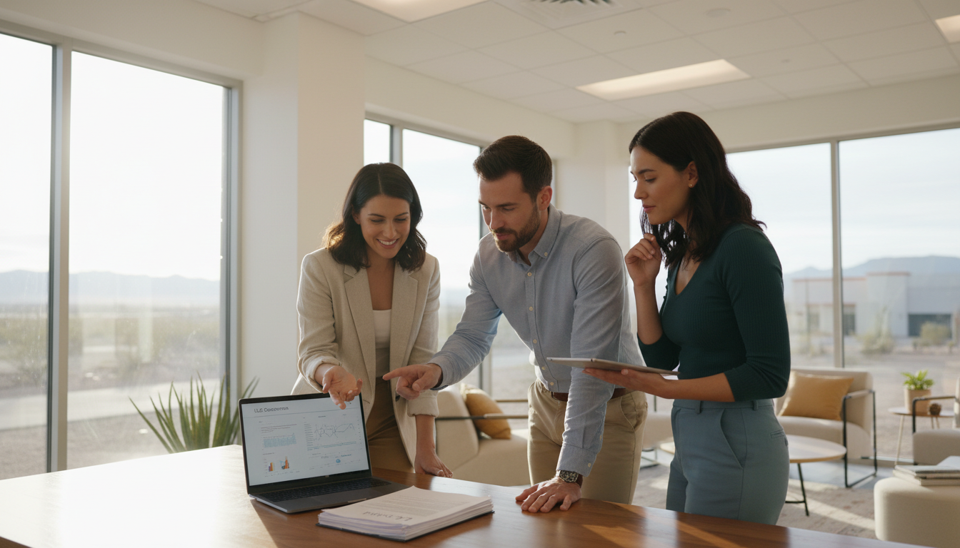 Nevada LLC Attorney team meeting